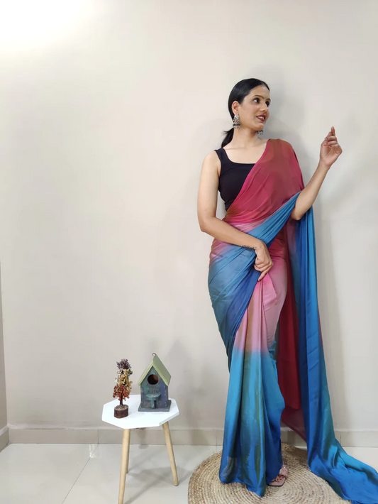 1-MIN READY TO WEAR SAREE IN PREMIUM IMPORTED SILK