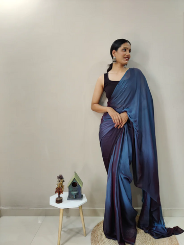 1-MIN READY TO WEAR SAREE IN PREMIUM IMPORTED SILK